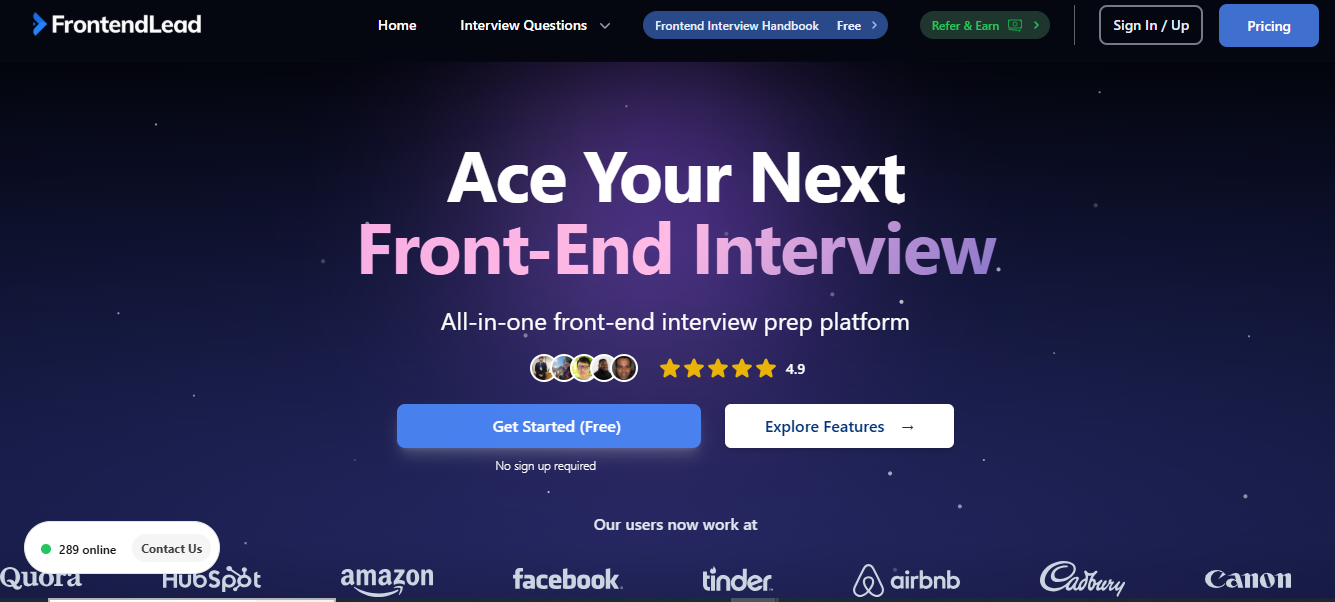 FrontendLead Screenshot 1